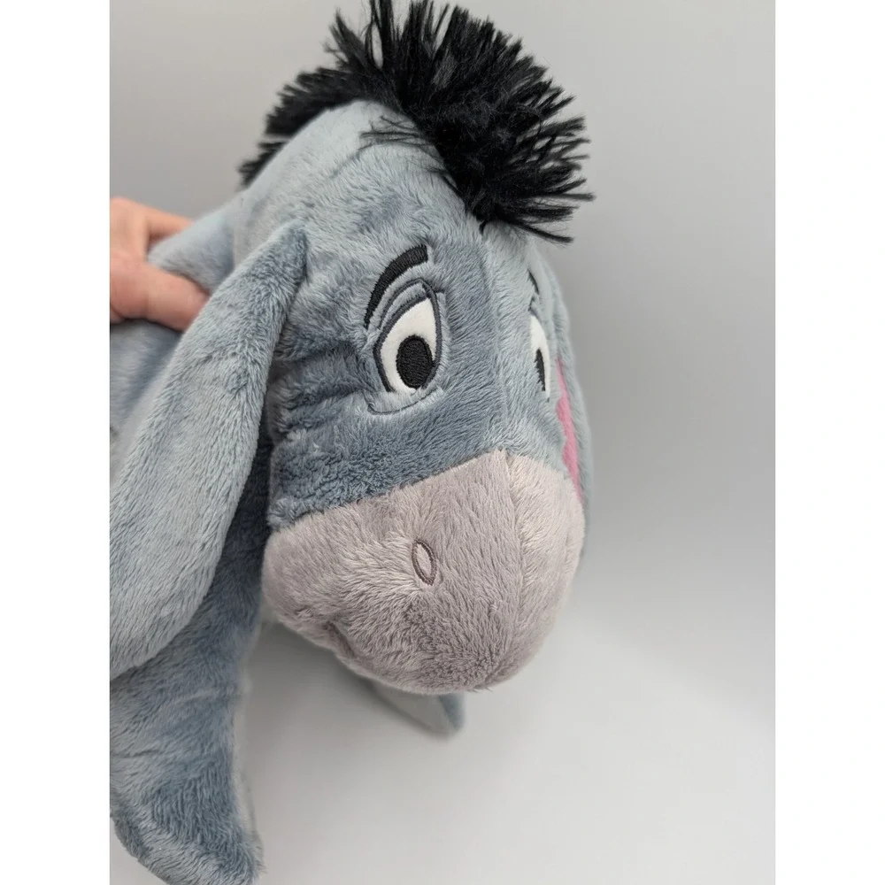Disney Eeyore Plush 15 Inch Gray Winnie‎ the Pooh Stuffed Animal Toy